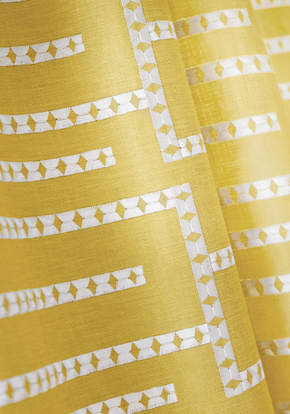 Thibaut Architect Embroidery in Harvest Gold